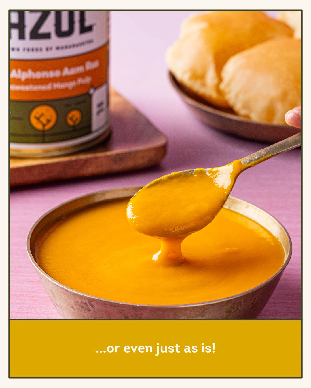 Devgad Alphonso Aam Ras: Pure Unsweetened Mango Pulp (850g/1.7kg)