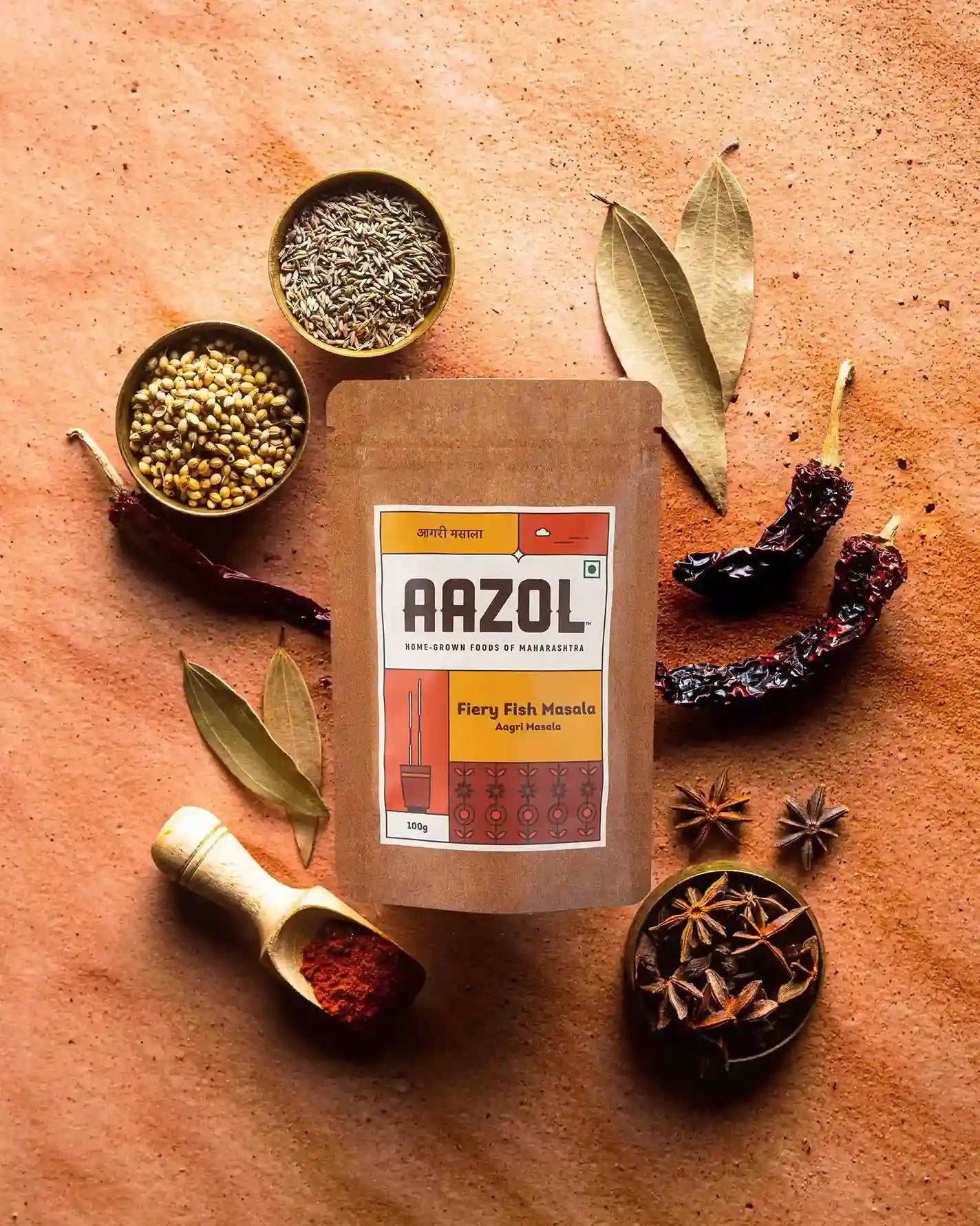 Fiery Fish Masala: Aagri Masala - 100g