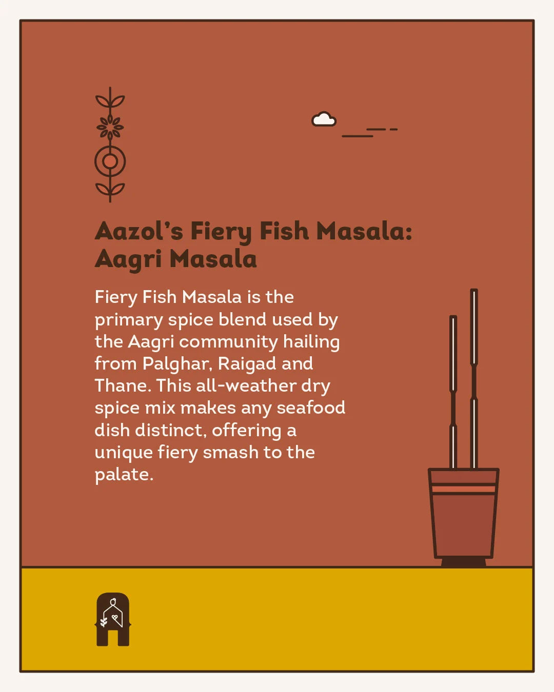 Fiery Fish Masala: Aagri Masala - 100g