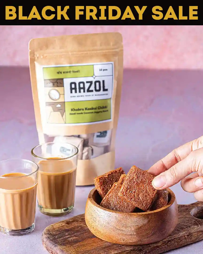 Soft Coconut Jaggery Chikki (10pcs/30pcs/60pcs)