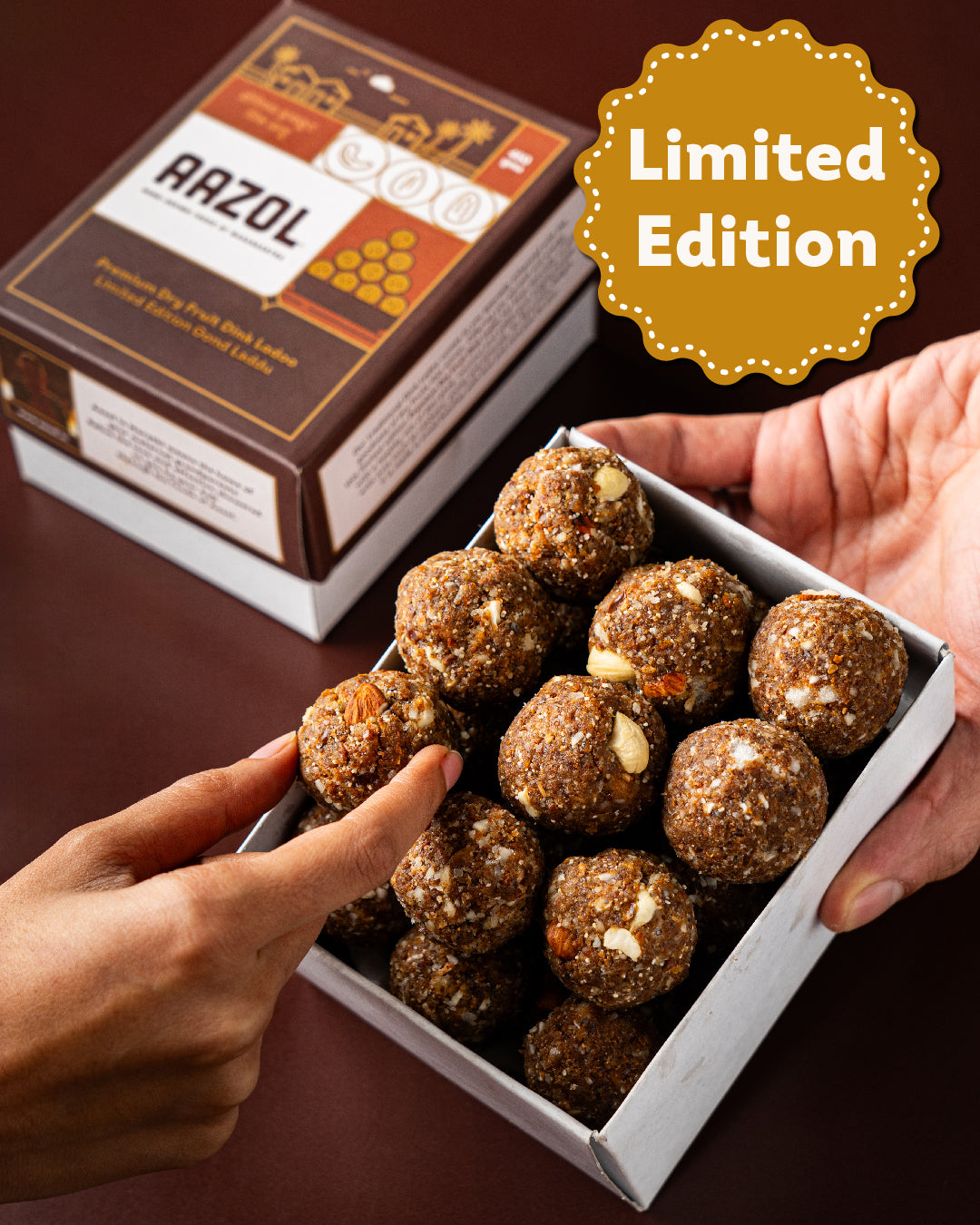 Premium Dry Fruit Dink Ladoo: Limited Edition Gond Laddu - 450g