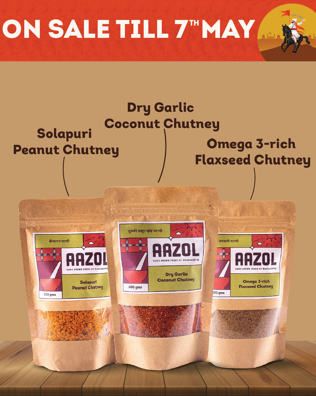Maharashtrian Dry Chutneys Combo - 600g