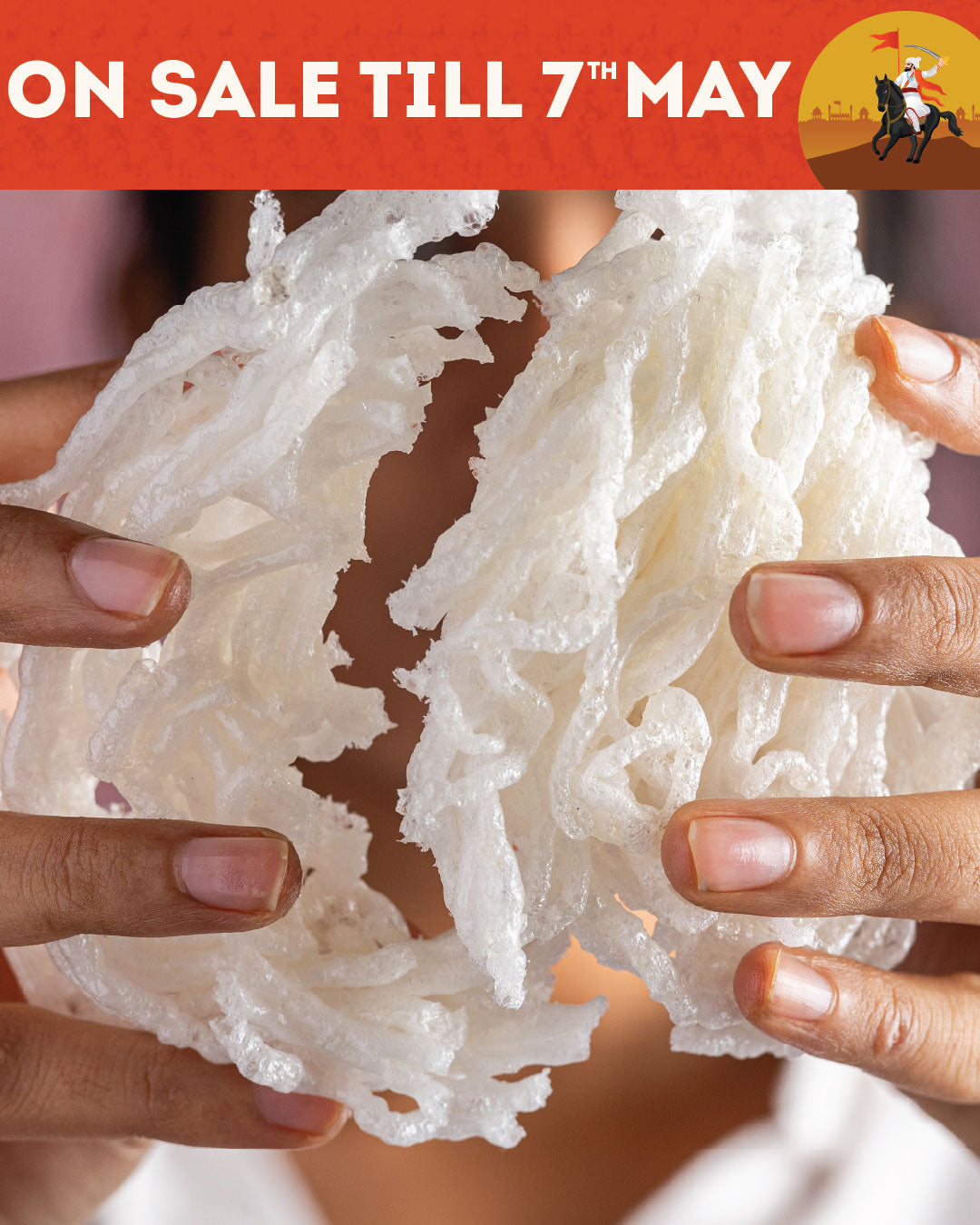 Whole Wheat String Papad: Gahu Kurdai (200g/600g)