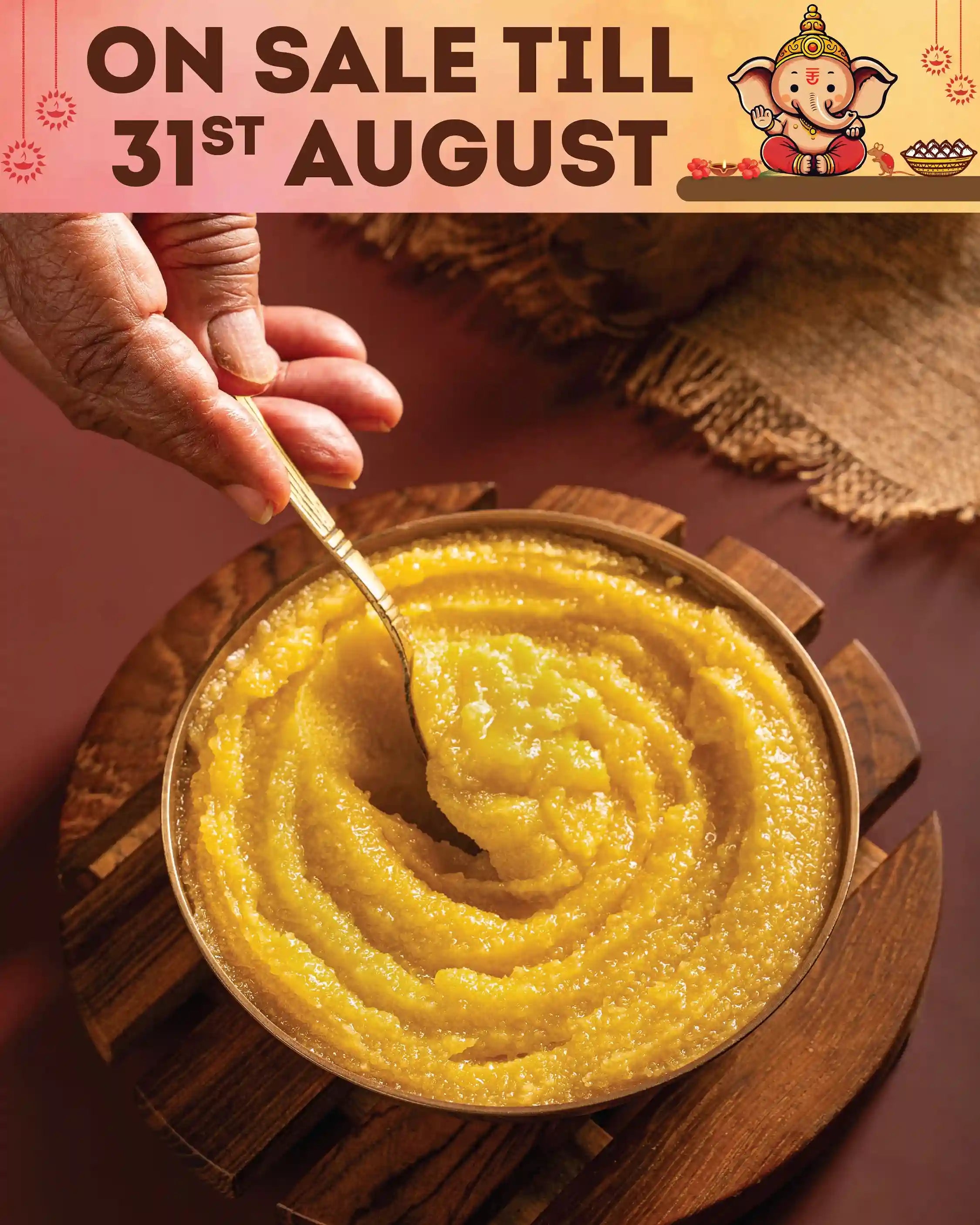 Pure Gharwala Ghee: Gir Cow Ghee (500ml/1L)