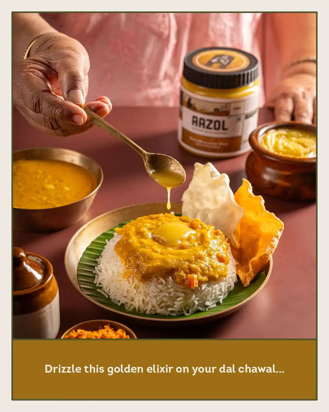 Pure Gharwala Ghee: Gir Cow Ghee (500ml/1L)