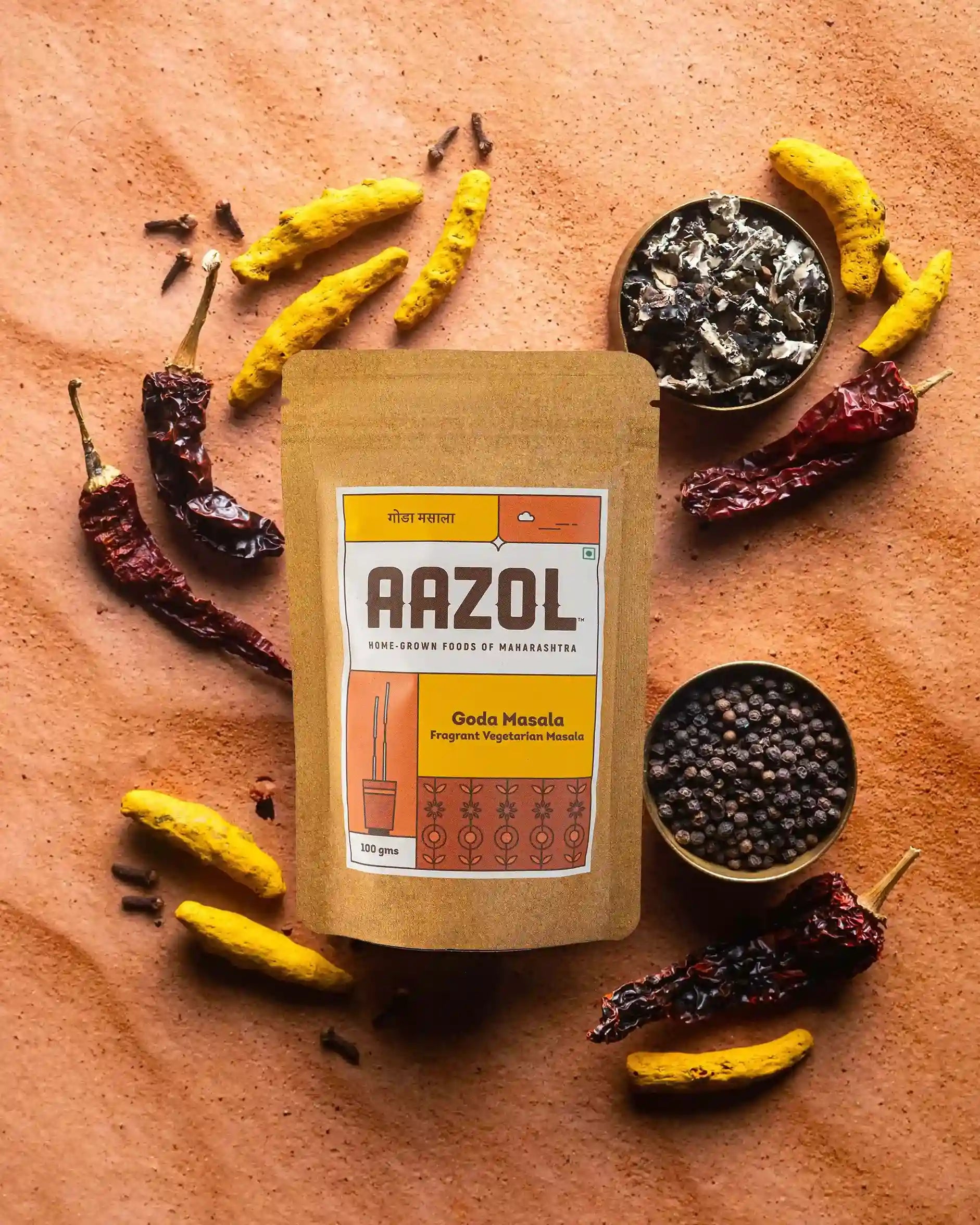 Goda Masala: Fragrant Vegetarian Masala - 100g