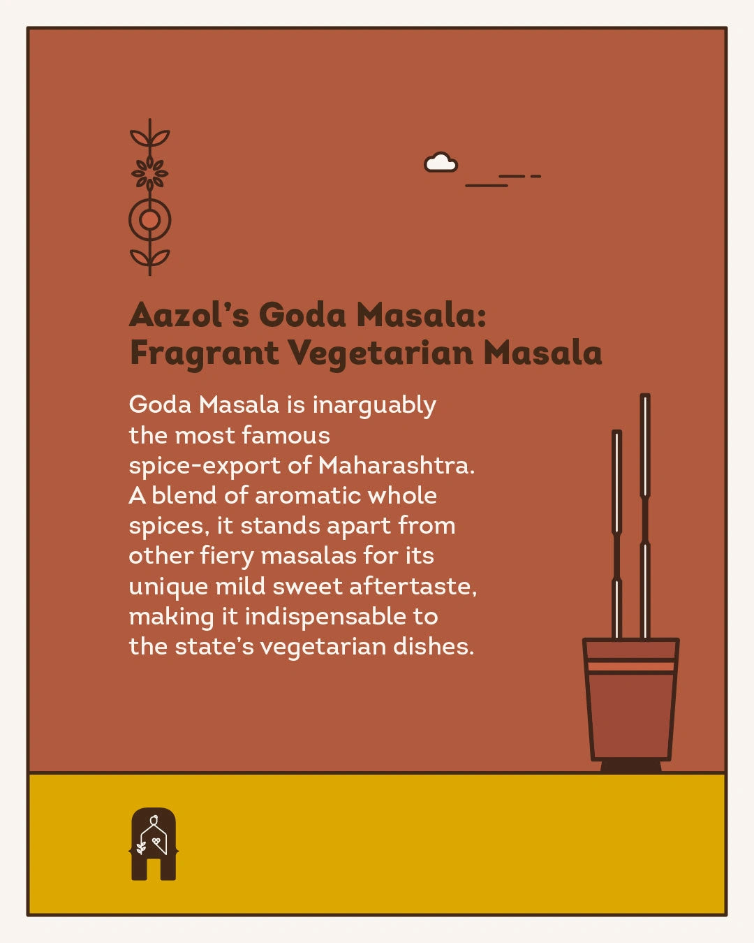 Goda Masala: Fragrant Vegetarian Masala - 100g