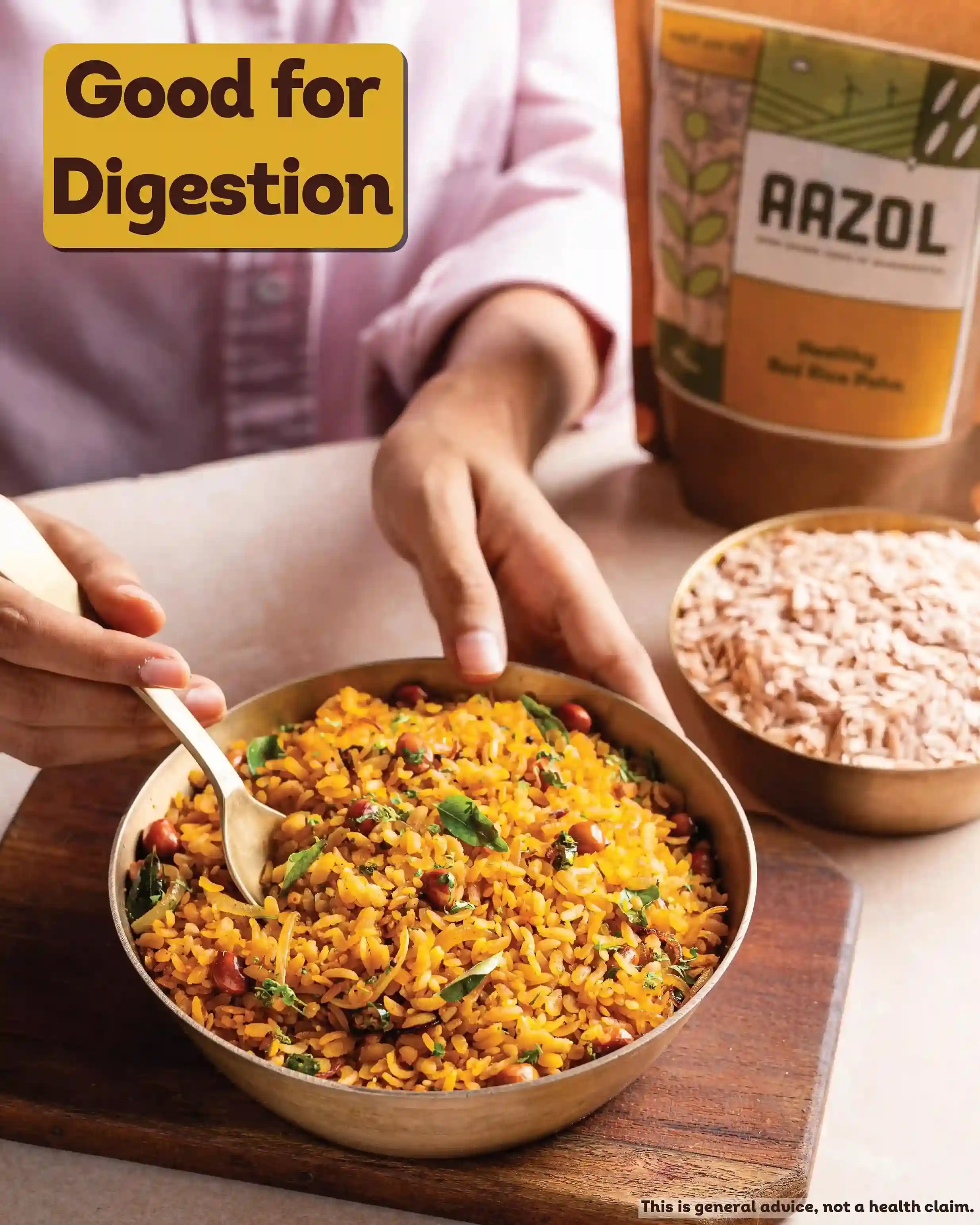 Healthy Red Rice Poha