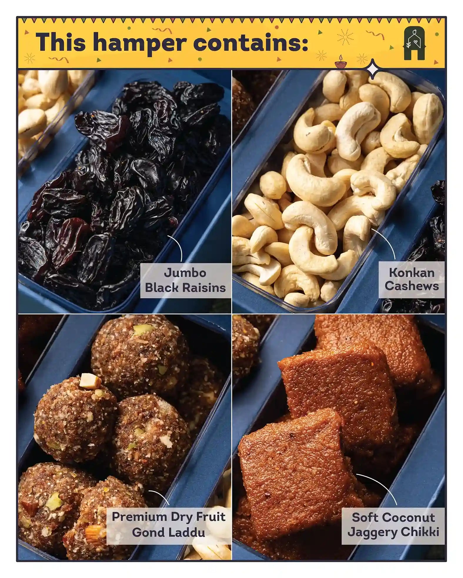Dry Fruits Happy Hamper Box - 600g