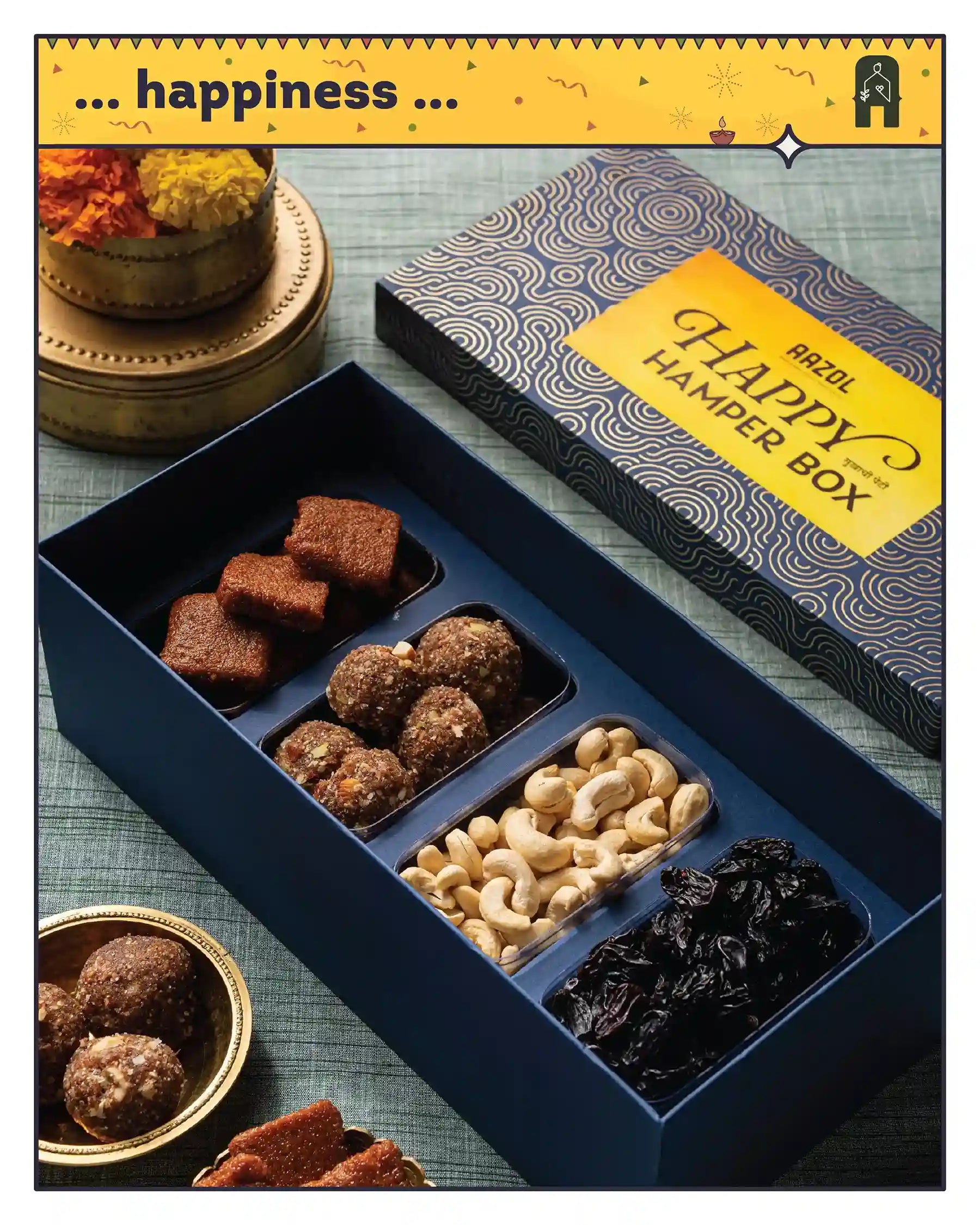 Dry Fruits Happy Hamper Box - 600g