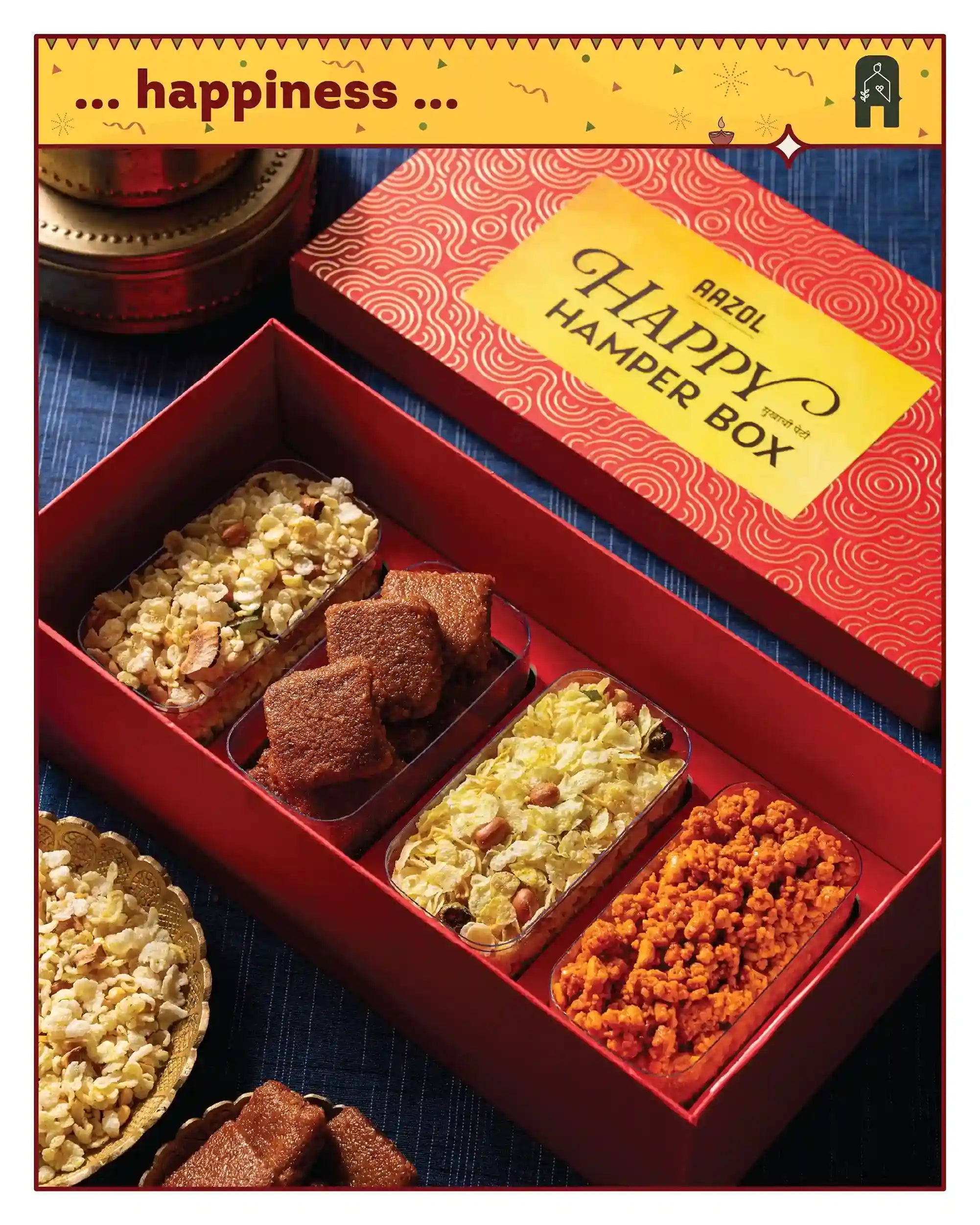 Snacks Happy Hamper Box - 410g