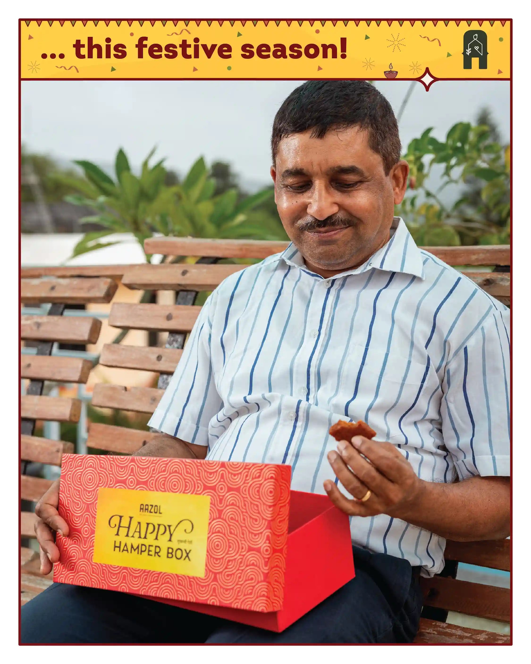 Snacks Happy Hamper Box - 410g