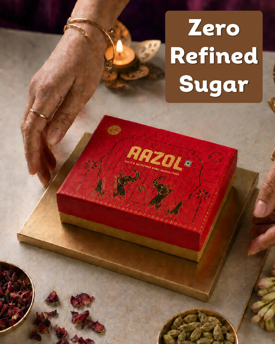 Aazol Heritage Laddus: Khapli | Gond | Ragi