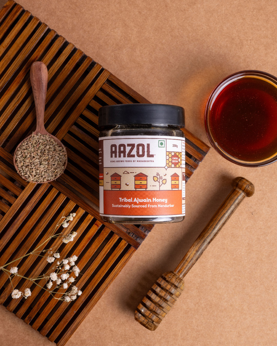 Tribal Ajwain Honey: Sustainably Sourced from Nandurbar
