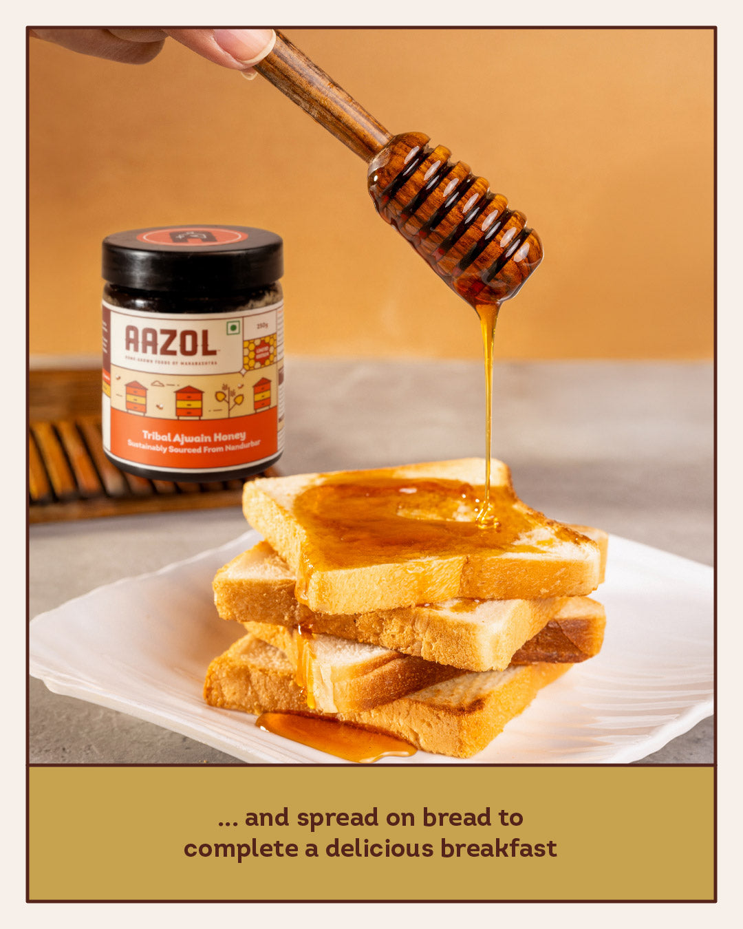 Tribal Ajwain Honey: Sustainably Sourced from Nandurbar - 250g