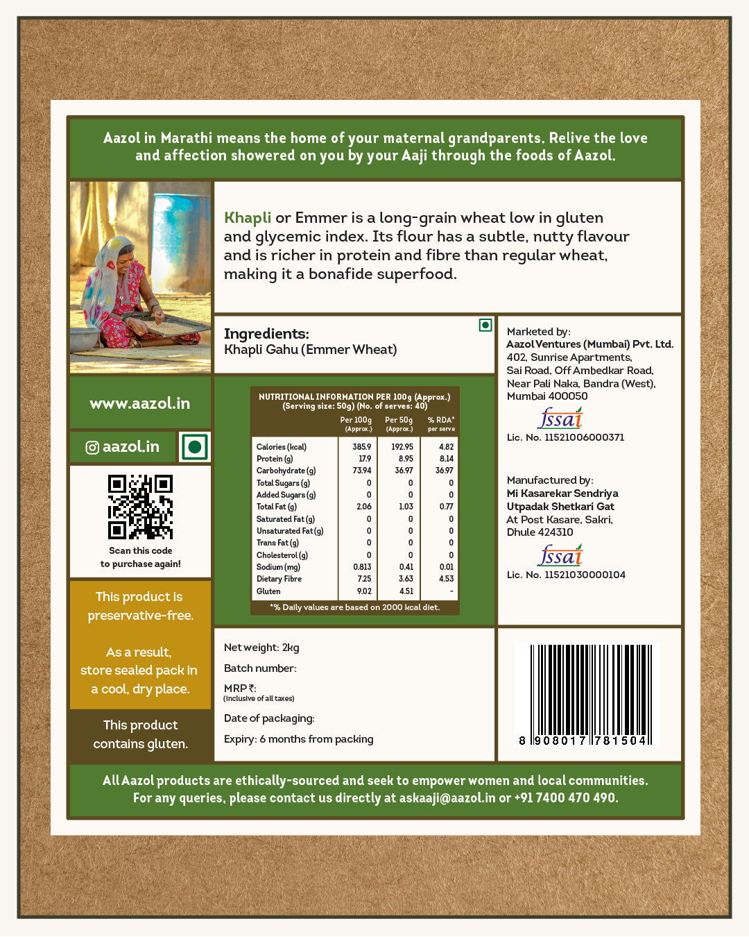 Healthy Flours Combo - 3Kg