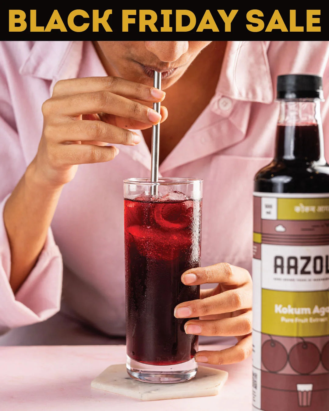 Pure Kokum Extract: Kokum Agal (500ml/1L/3L)