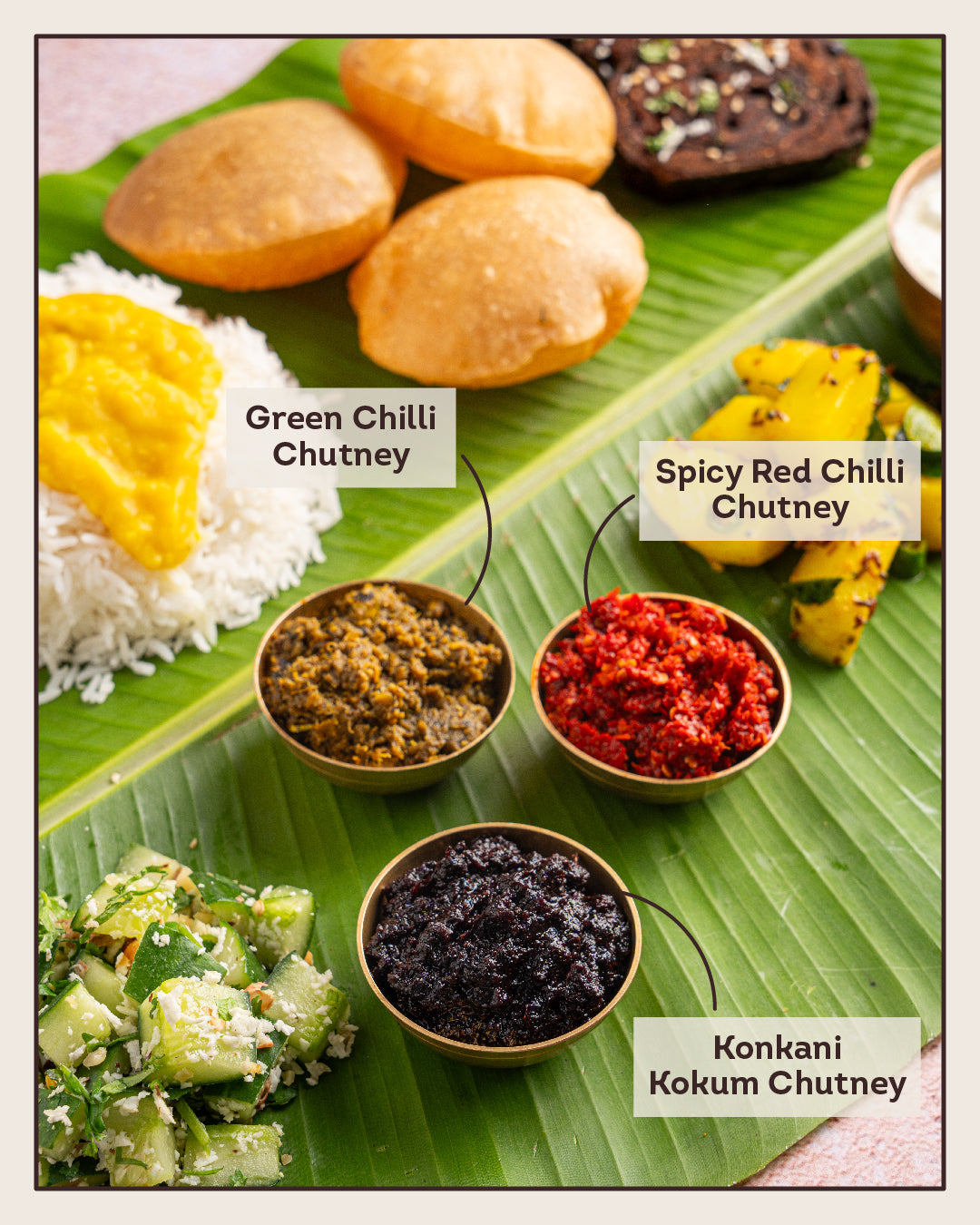 Tasty Chutney Combo: Red Chilli, Kokum & Green Chilli