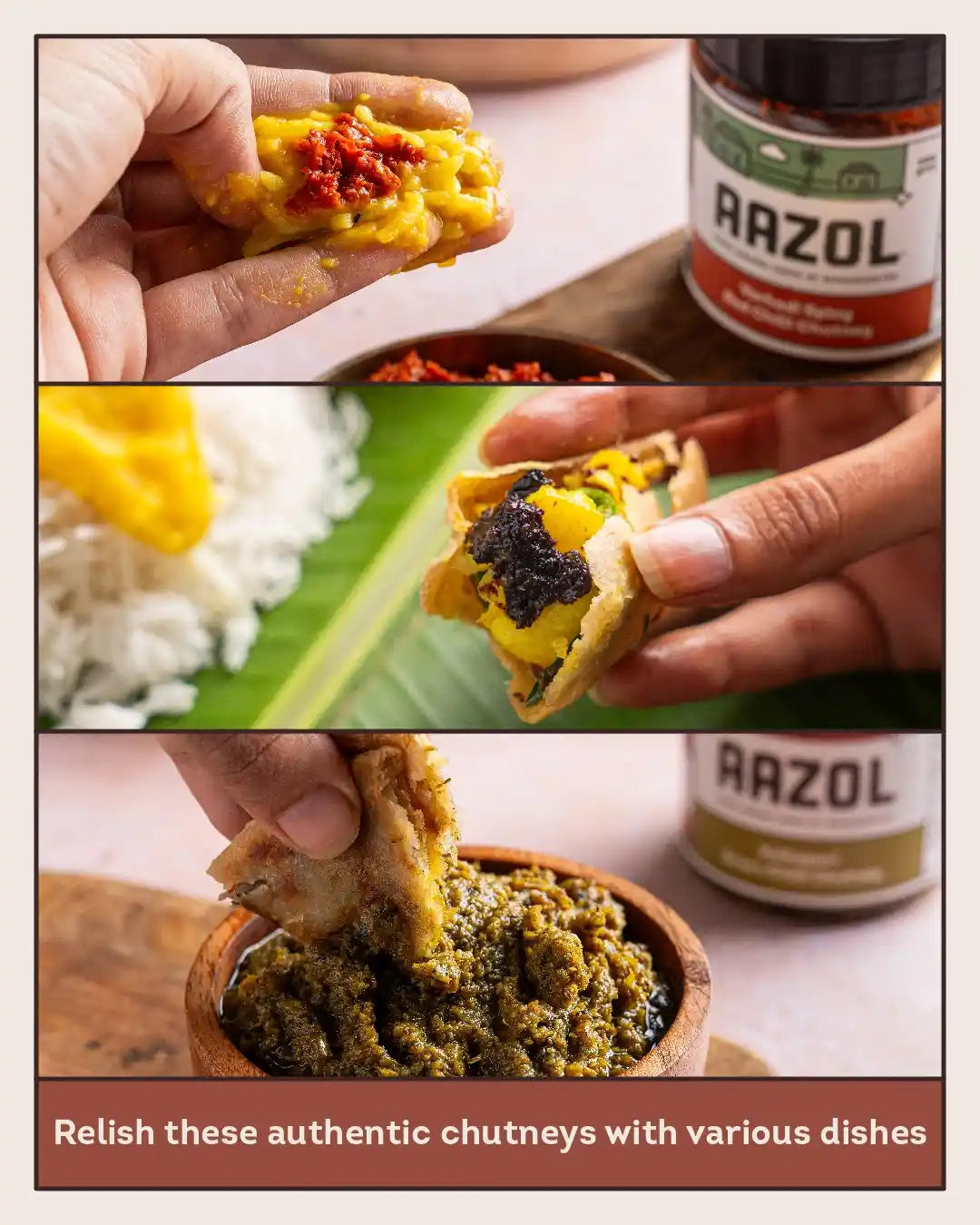 Tasty Chutney Combo: Red Chilli, Kokum & Green Chilli - 300g