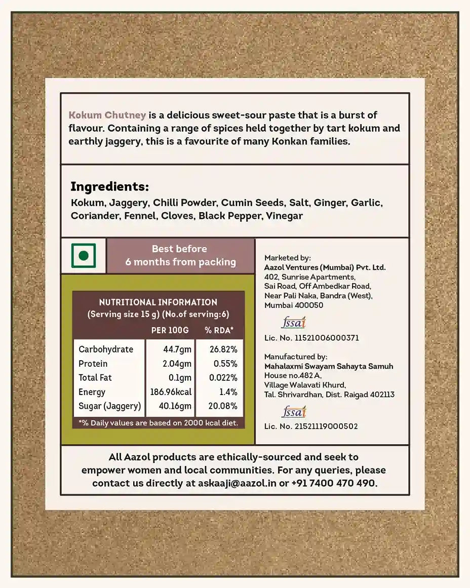 Tasty Chutney Combo: Red Chilli, Kokum & Green Chilli - 300g