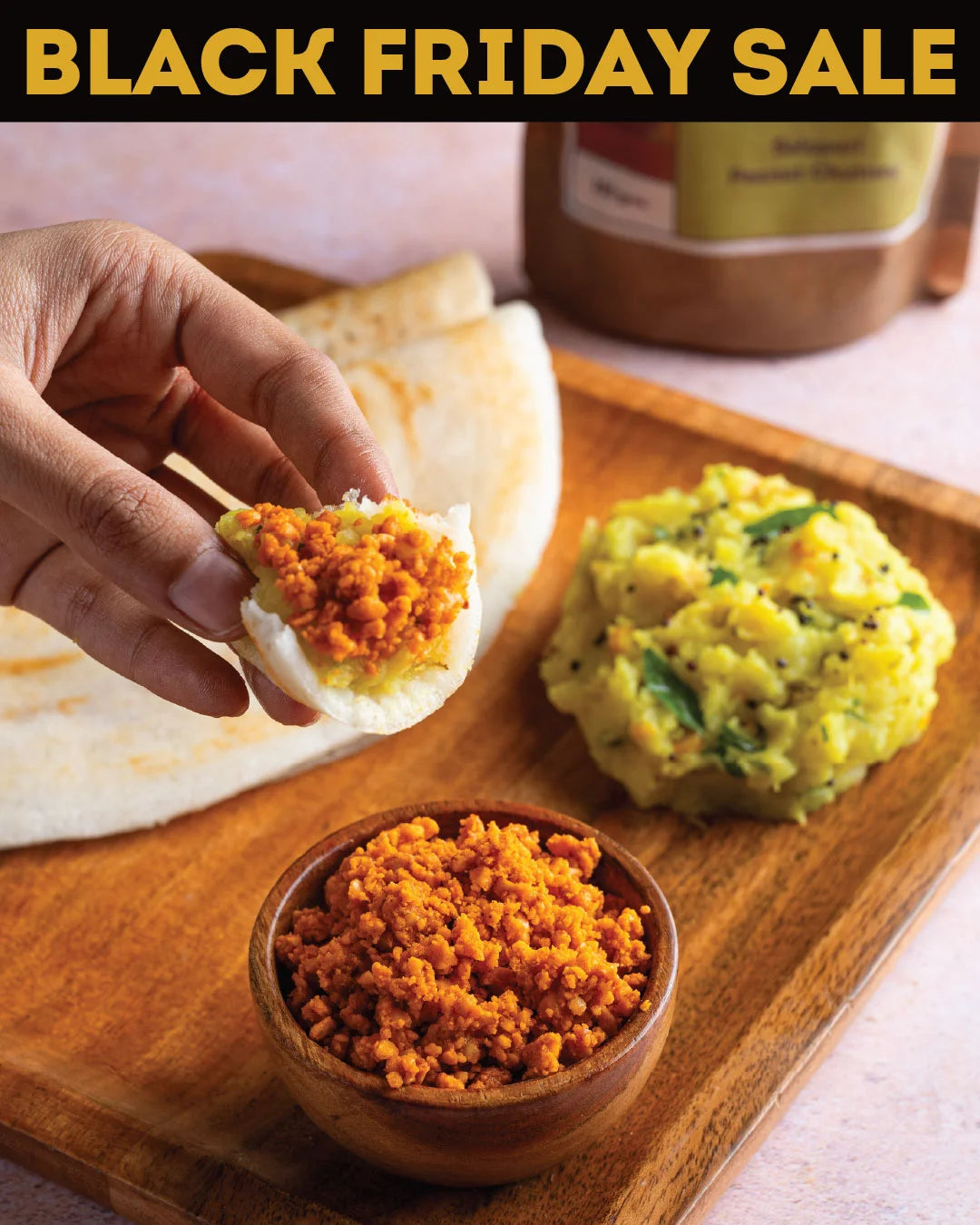 Solapuri Peanut Chutney (200g/600g)