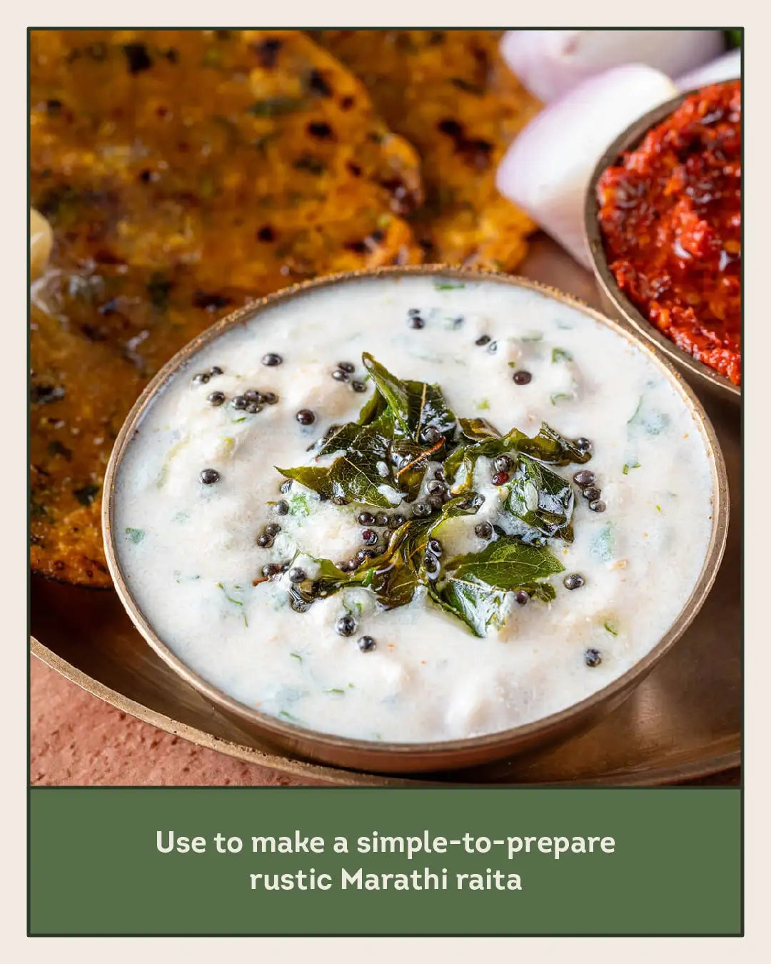 Easy Raita Mix: Poha Dangar - 250g