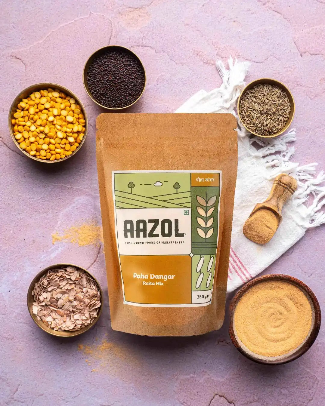 Easy Raita Mix: Poha Dangar - 250g