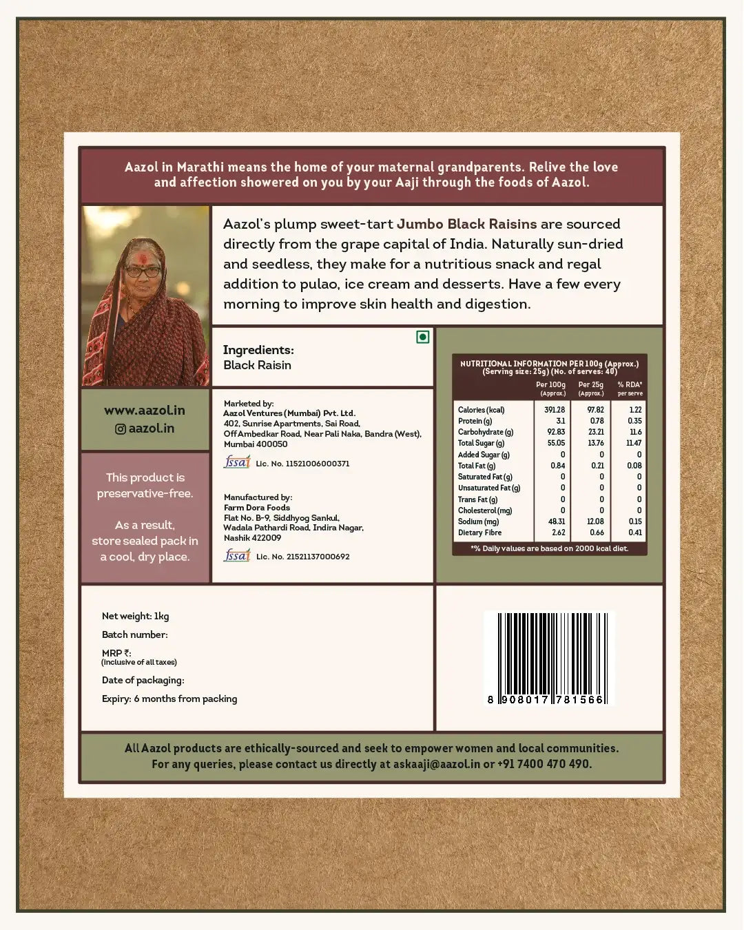 Jumbo Black Raisins: Nashik's Seedless Kismis