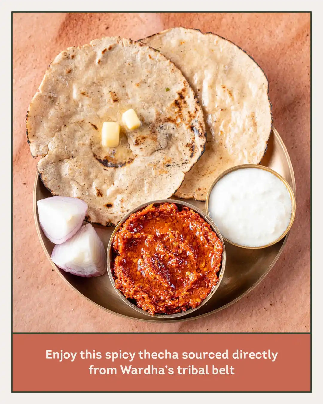 Spicy Red Chilli Chutney: Varhadi Thecha (200g/400g)