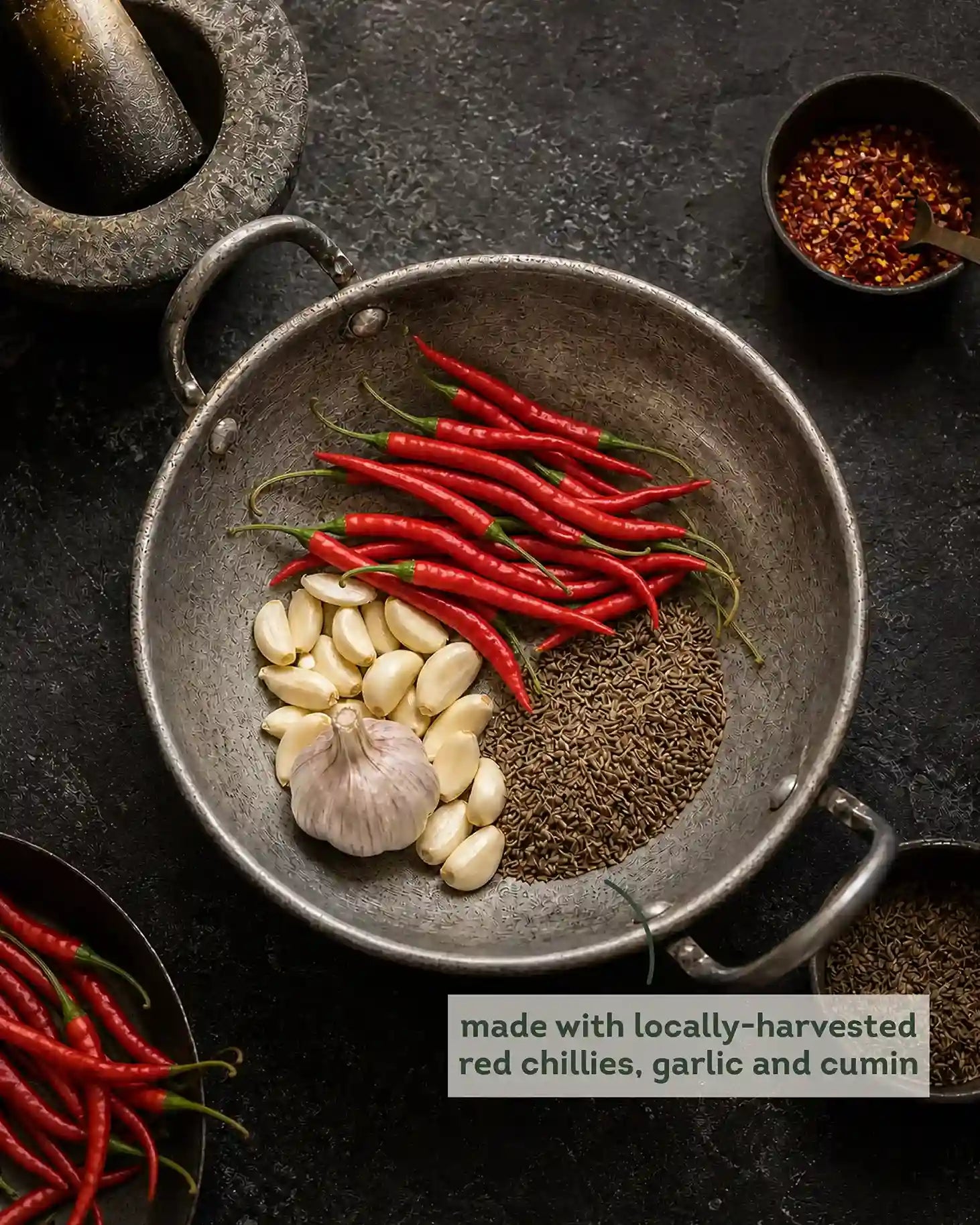 Spicy Red Chilli Chutney: Varhadi Thecha