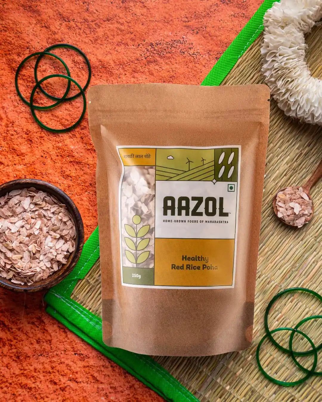 Healthy Red Rice Poha