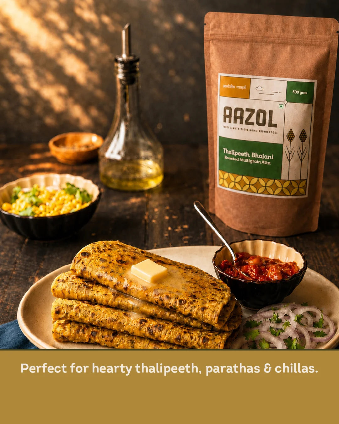 Thalipeeth Bhajani: Roasted Multigrain Atta