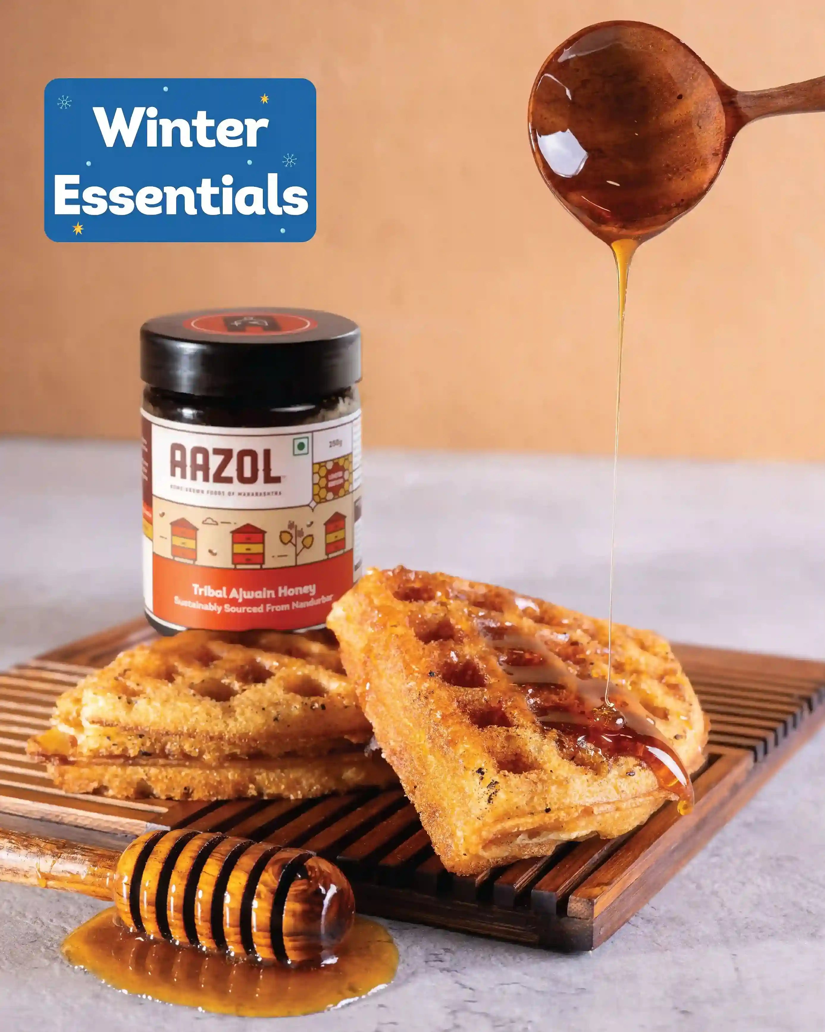 Tribal Ajwain Honey: Sustainably Sourced from Nandurbar - 250g