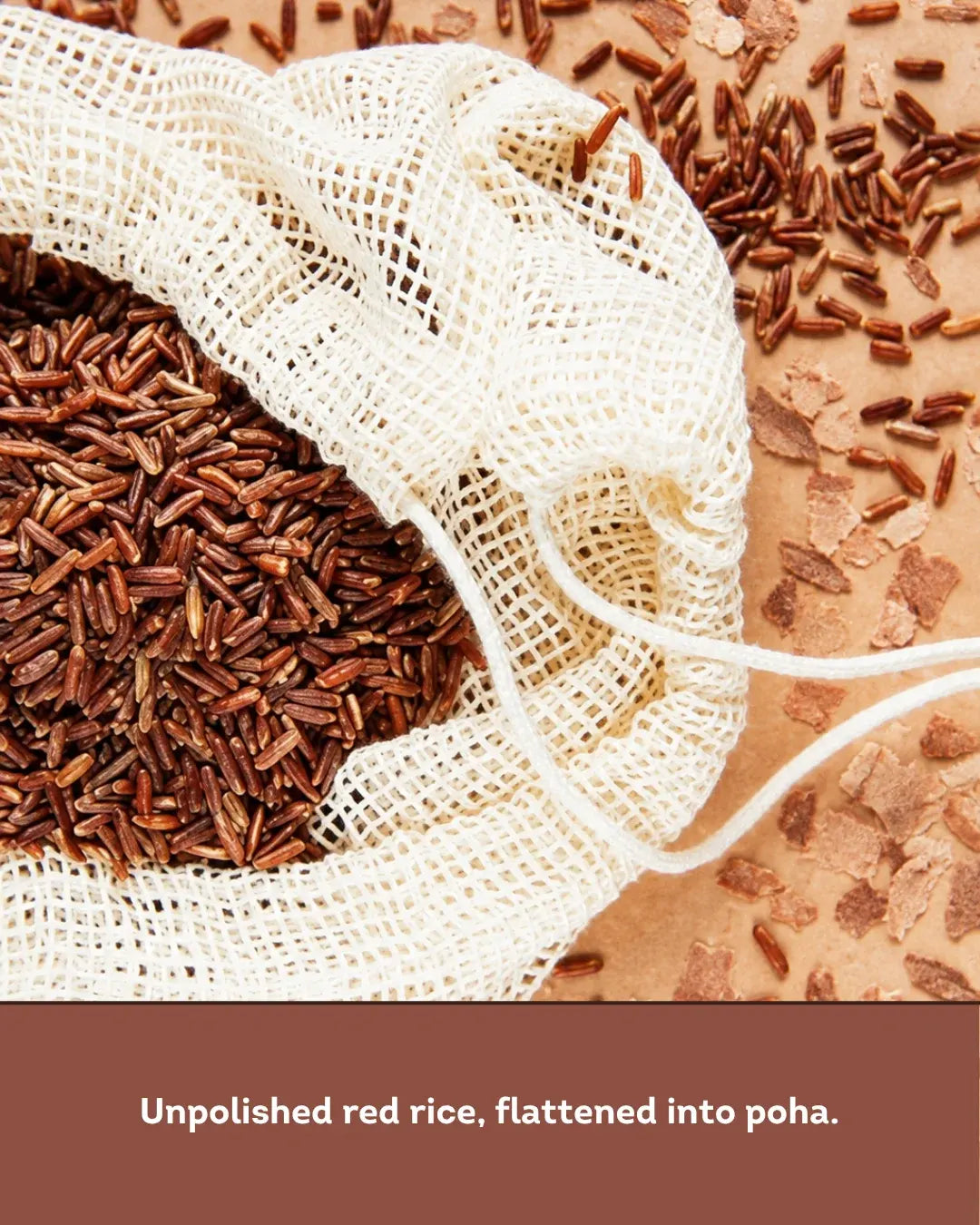 Healthy Red Rice Poha