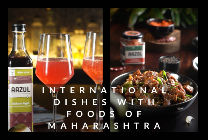 International Dishes with Food of Maharashtra