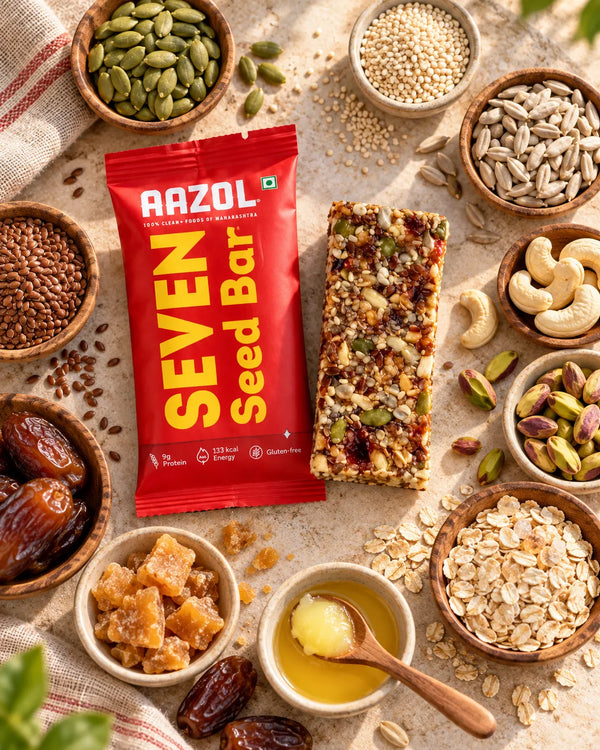 A Seed-Based Snack Made With Traditional Indian Ingredients