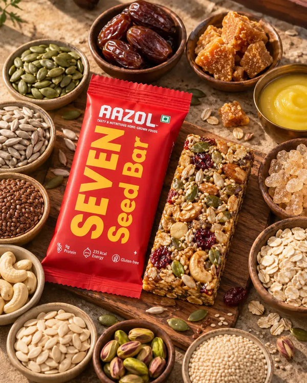 Seven Seeds, Jaggery, Gond and the Story Behind the Mix