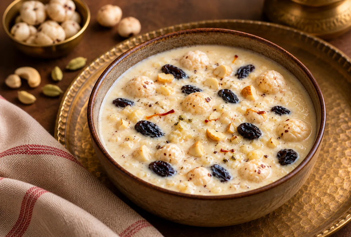 Black Raisin & Makhana Kheer