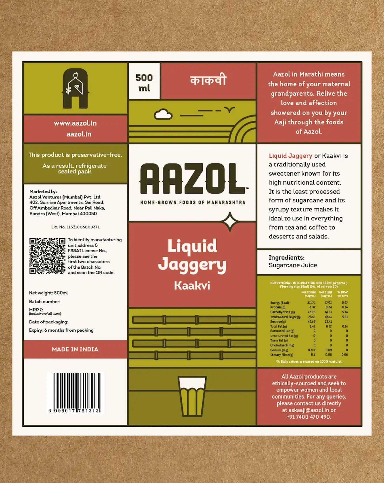 Liquid Jaggery: Kaakvi