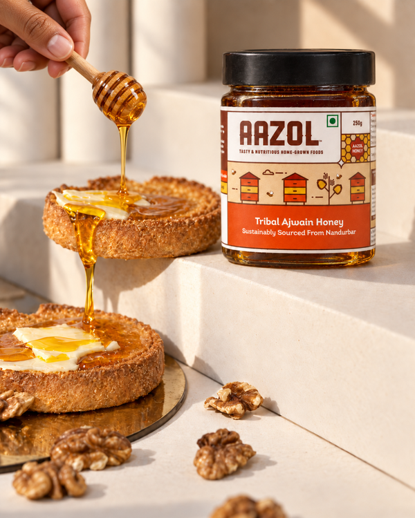 Tribal Ajwain Honey: Sustainably Sourced from Nandurbar