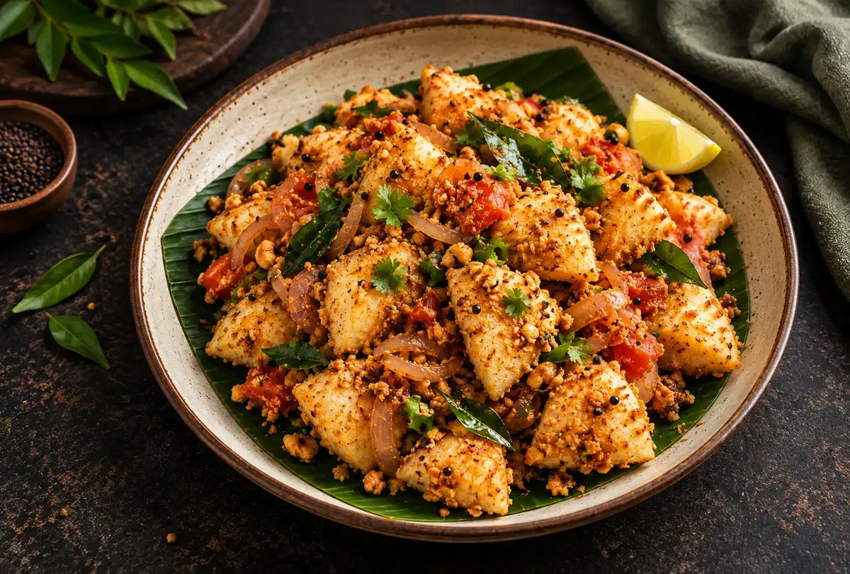 Peanut Chutney Masala Idli