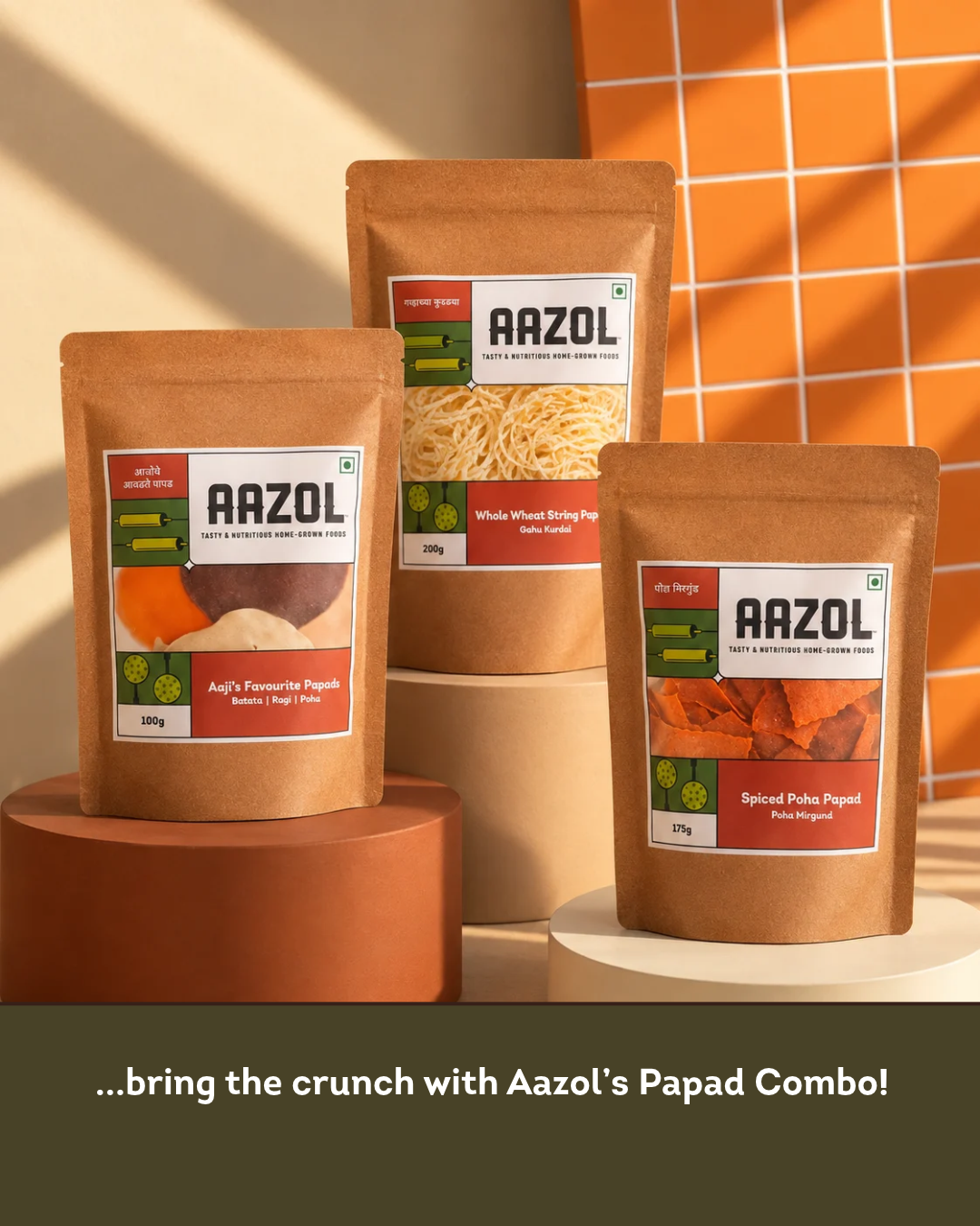 Maharashtrian Papads Combo