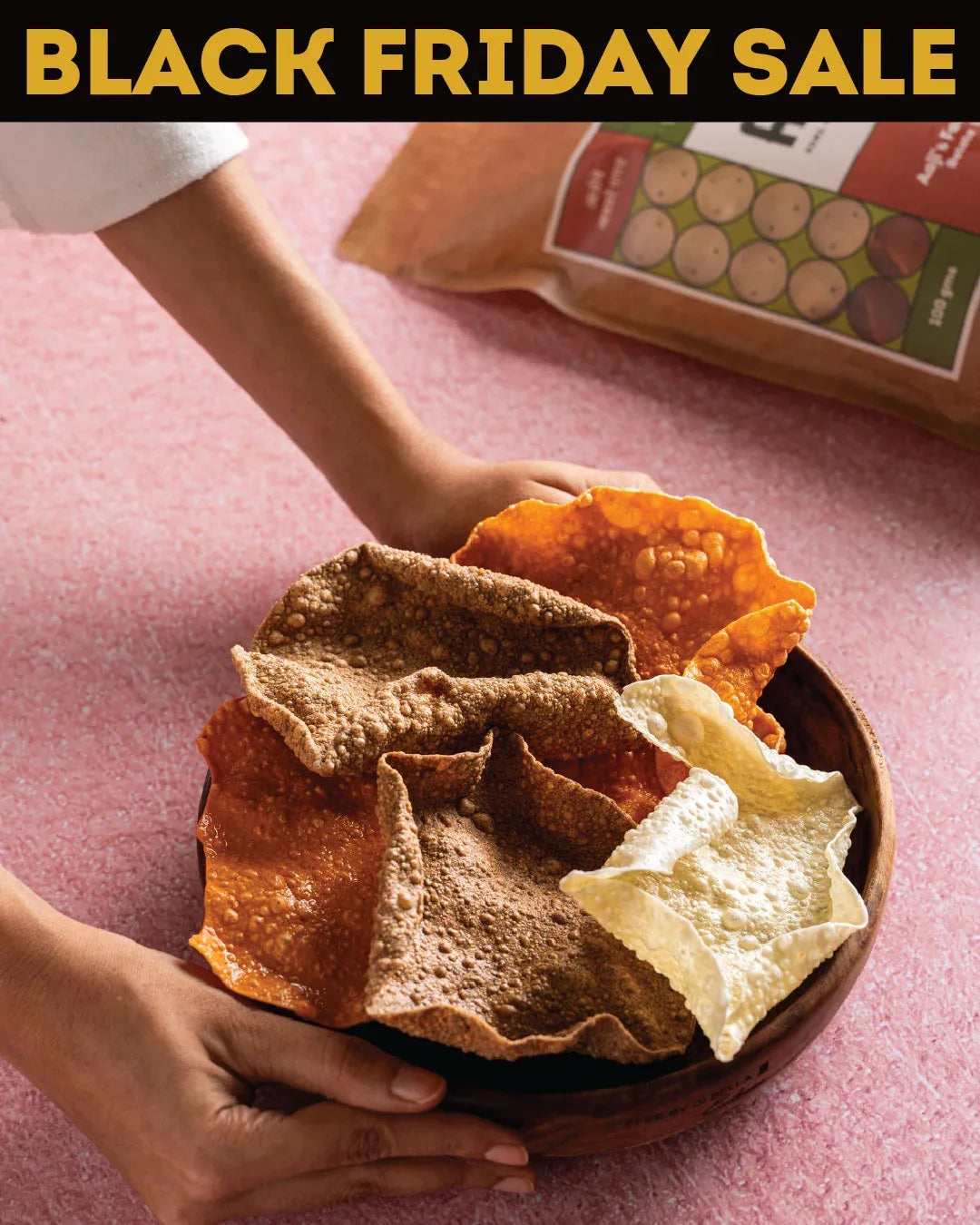 Aaji's Favourite Papads: Batata | Ragi | Poha (100g/400g)