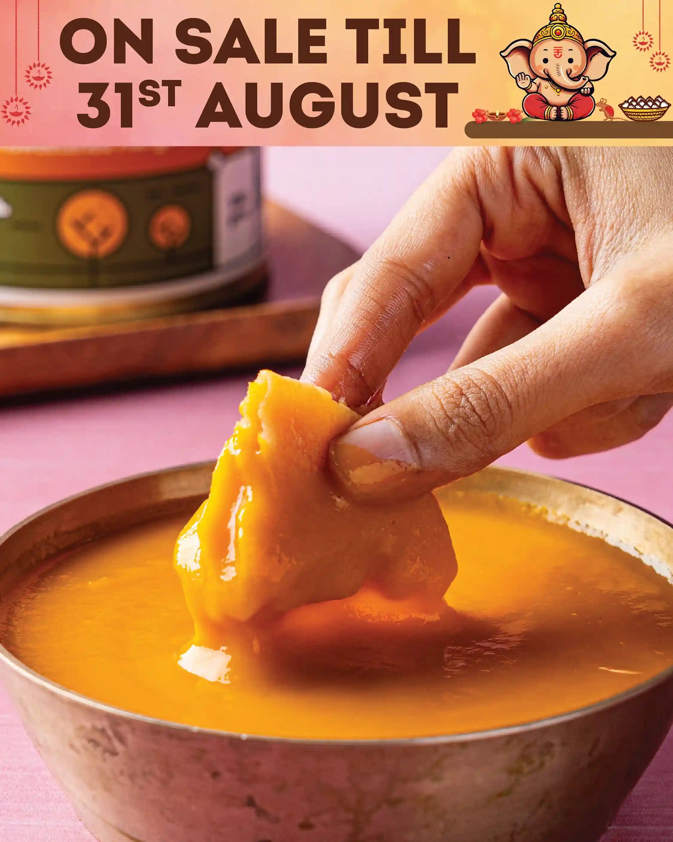 Devgad Alphonso Aam Ras: Pure Unsweetened Mango Pulp (850g/1.7kg)