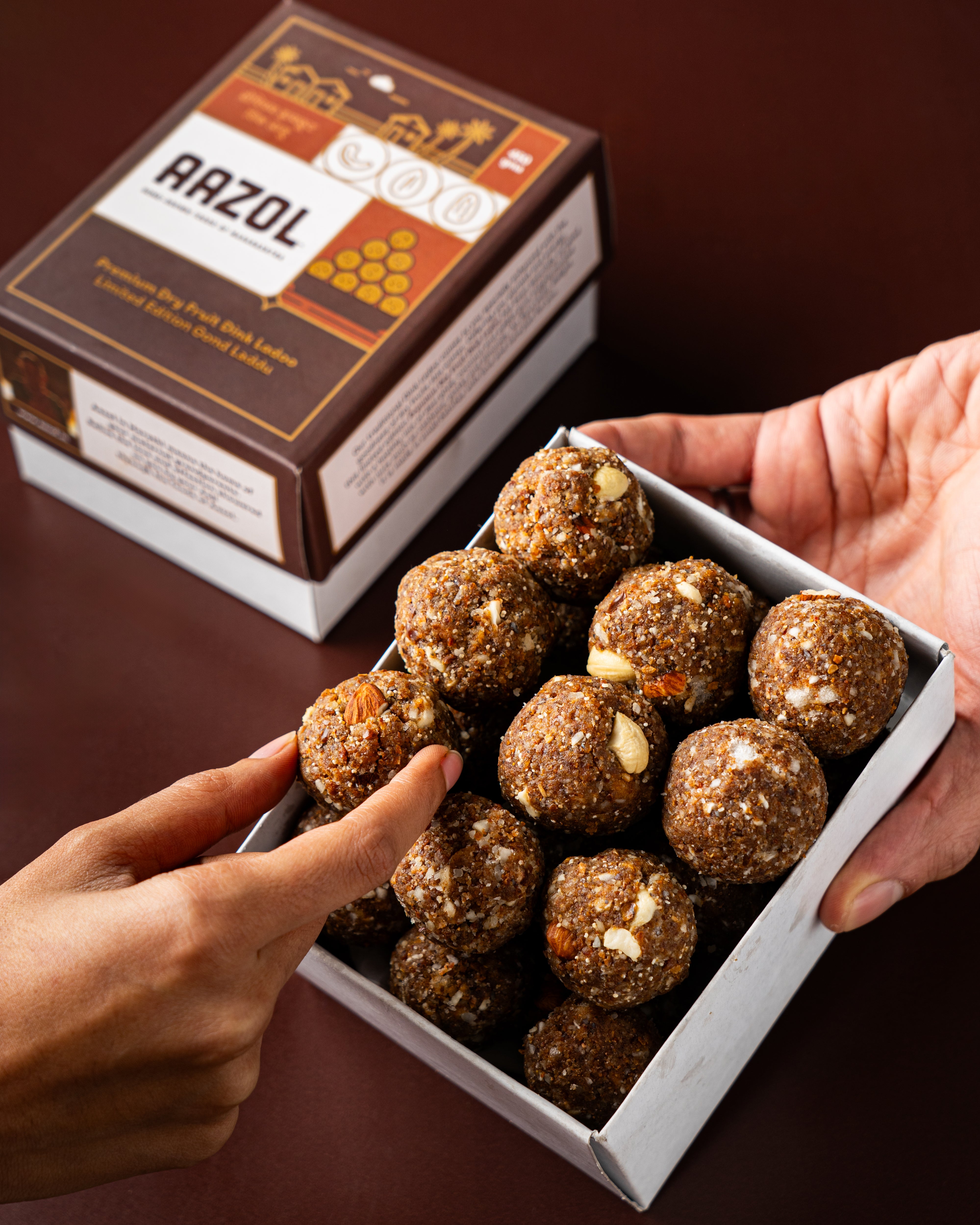 Premium Dry Fruit Gond Laddu: Limited Edition Dink Ladoo (450g/900g)