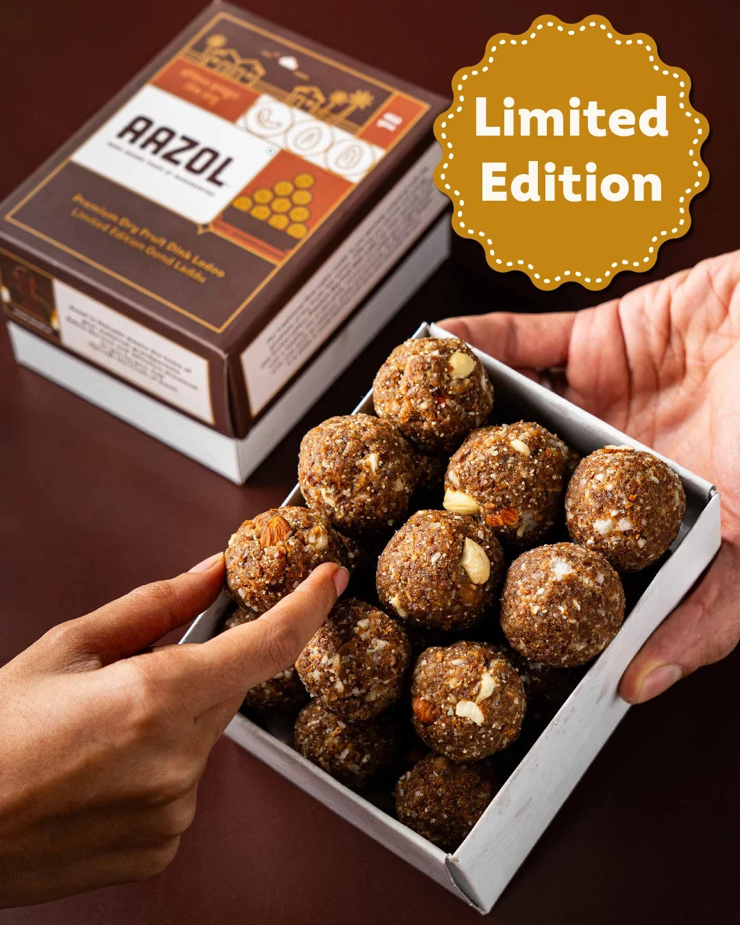 Premium Dry Fruit Gond Laddu: Limited Edition Dink Ladoo (450g/900g)