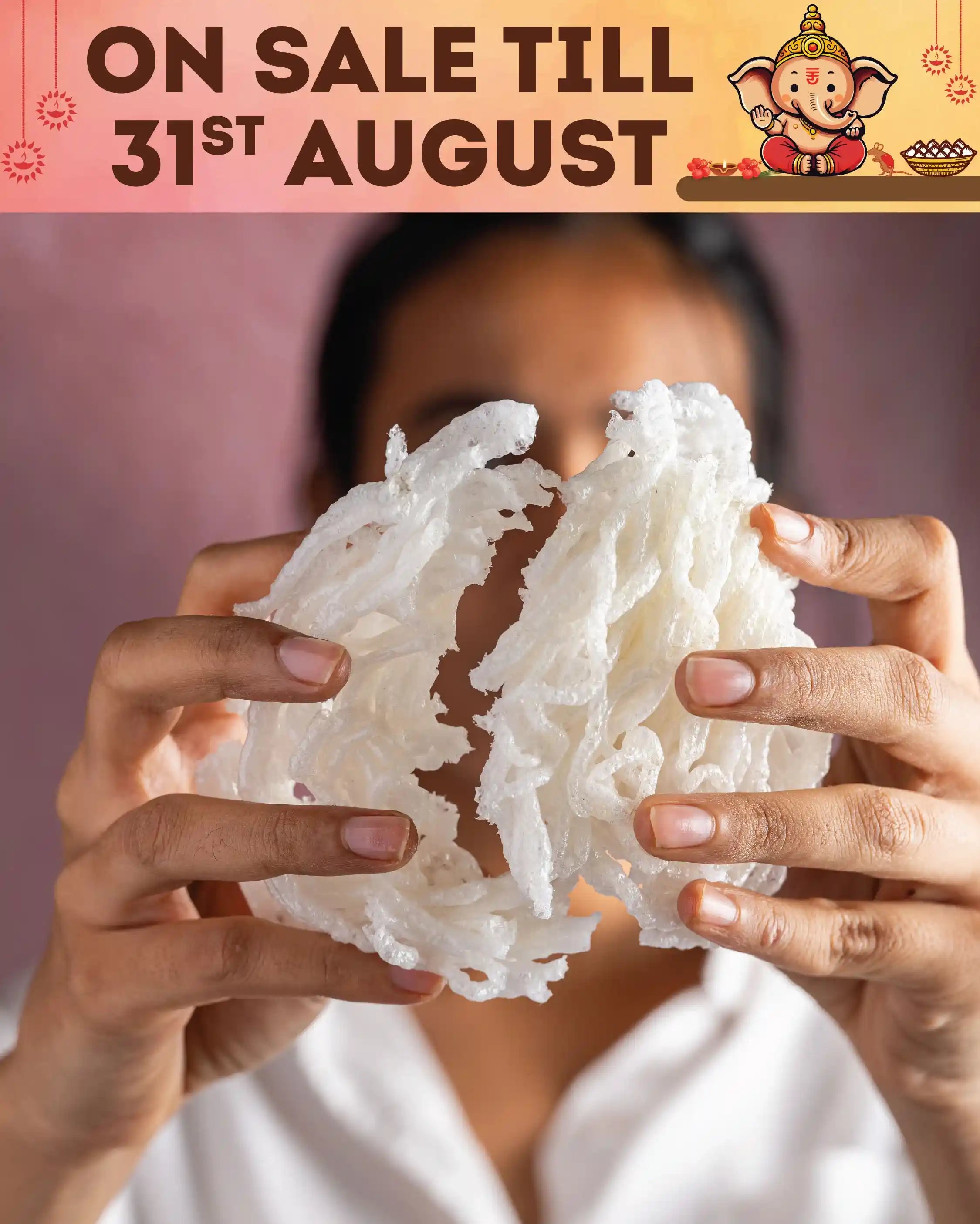 Whole Wheat String Papad: Gahu Kurdai (200g/600g)