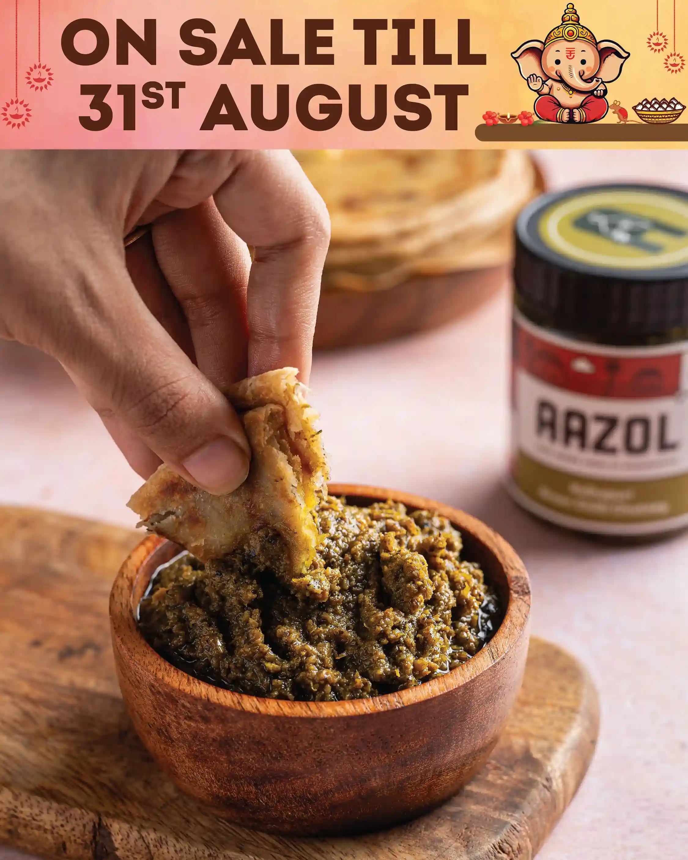 Green Chilli Chutney: Kolhapuri Thecha (200g /400g)