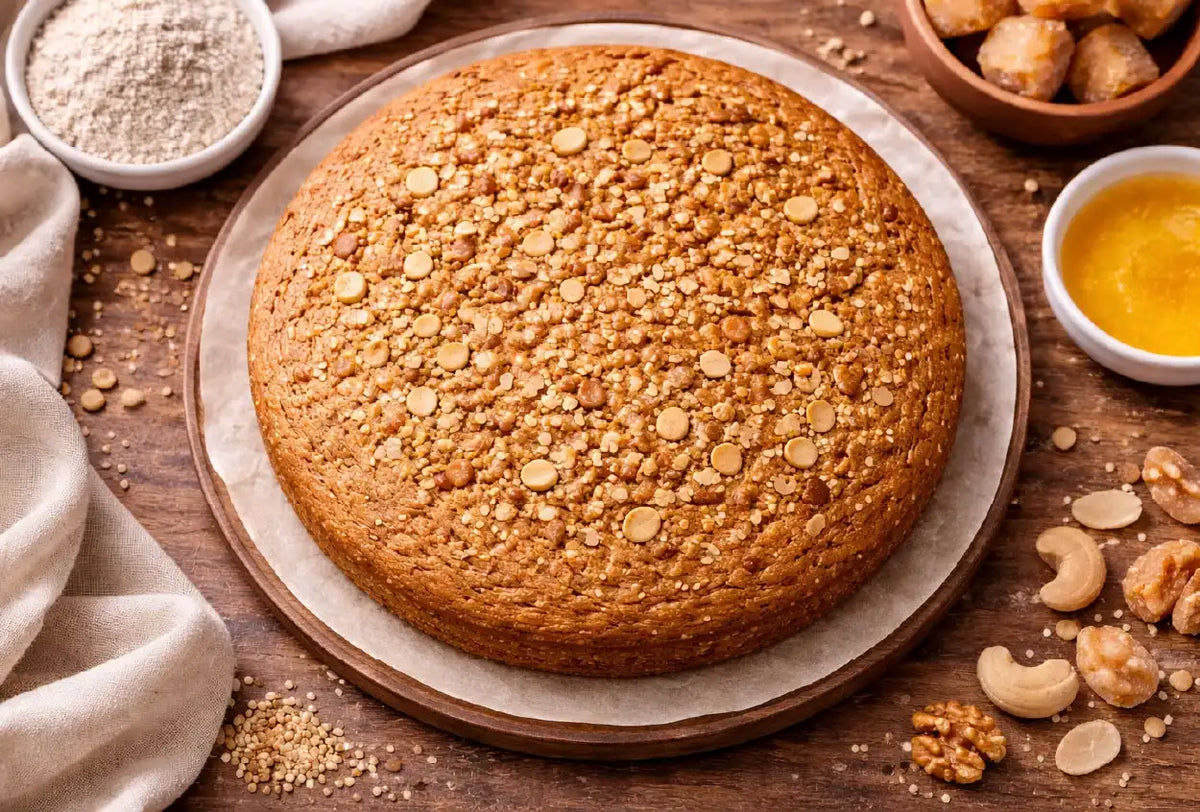 Gur Khapli Cake 