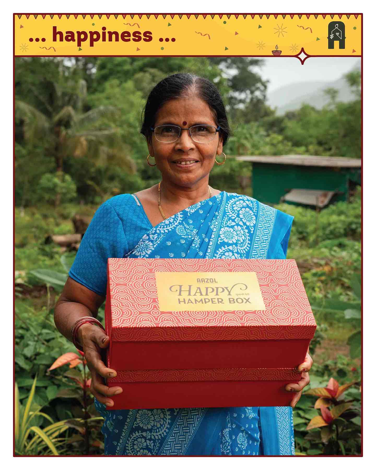 Snacks Happy Hamper Box - 410g